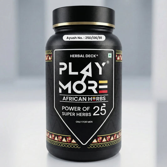 Herbal Deck Play More Herbs African Wellness Powder for Men